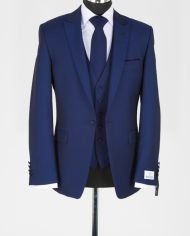 HIRE5 Swell Premim French Navy Grooms Suit
