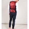 Marc Darcy Kelly Mens Black Double Breasted Waistcoat - Suit & Tailoring