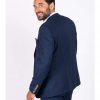 Marc Darcy Max Royal Blue Blazer with Contrast Buttons